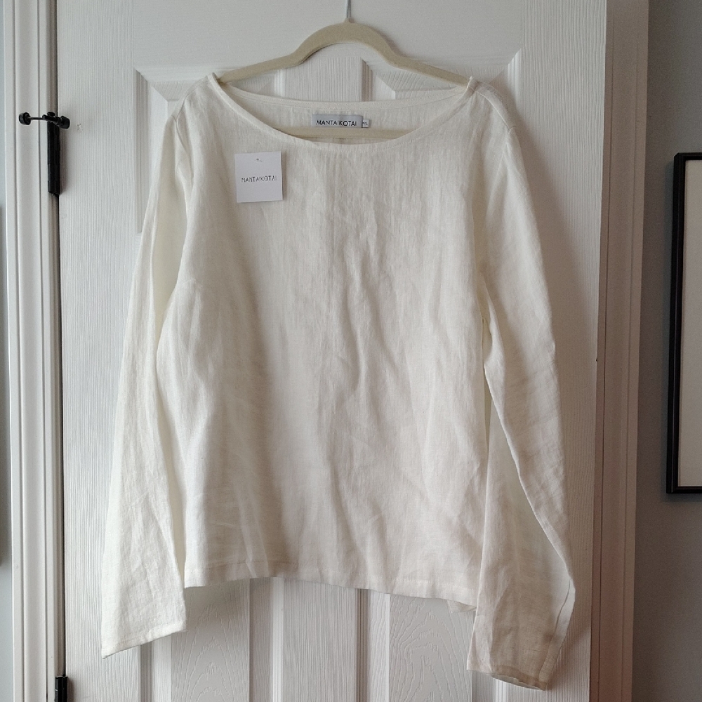 Mantaikotai Linen Blouse